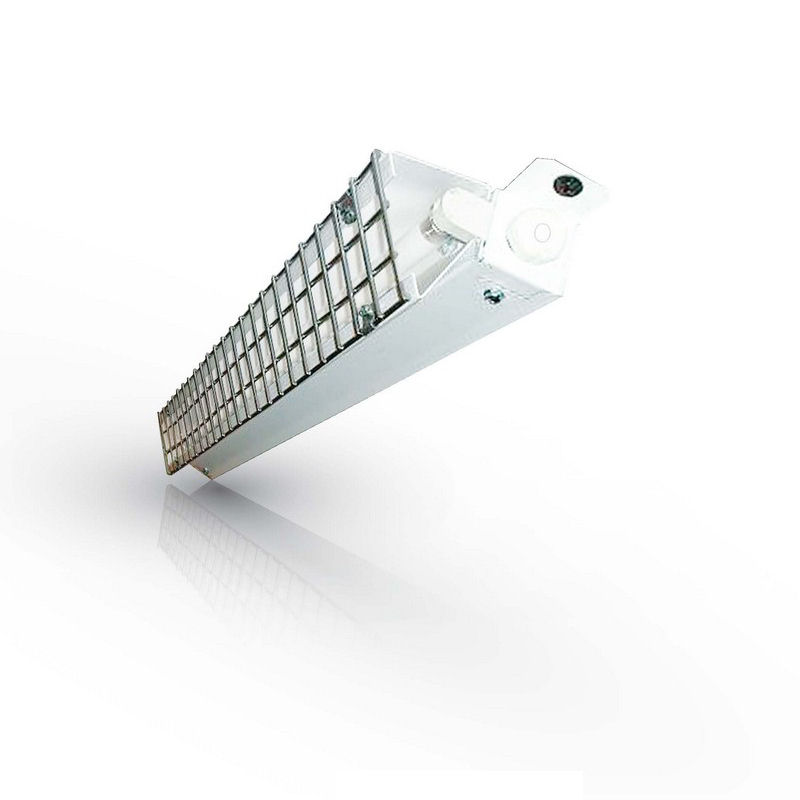 Durable Surface / Valance mount fluorescent available with 1 lamp T5.